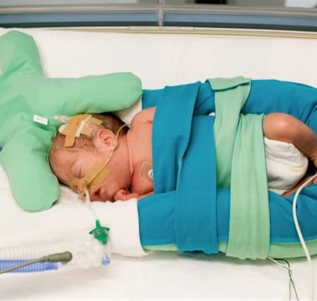 Benjamincare Benjamin ComfyNest set in gebruik